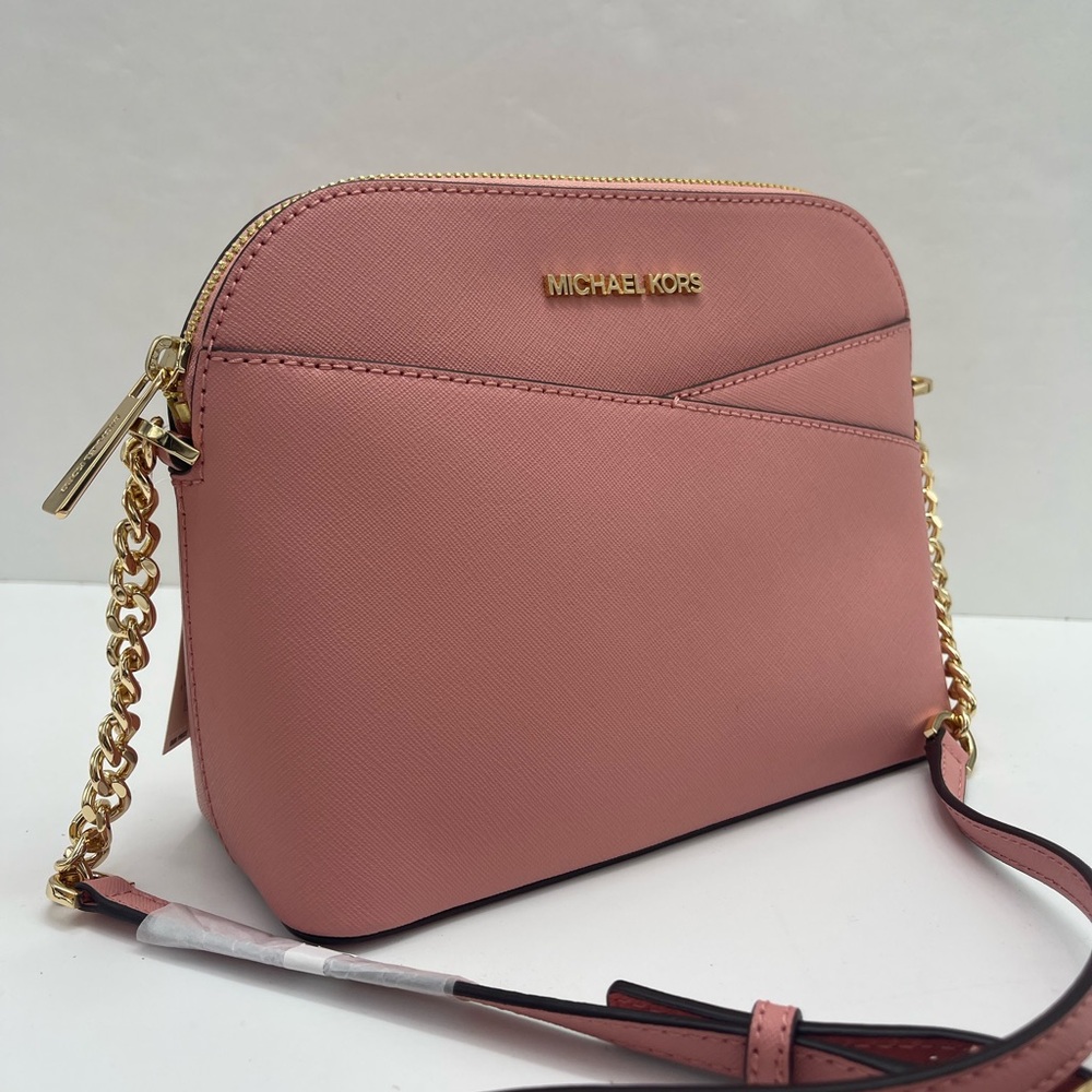 MICHAEL KORS Jet Set Travel Medium Dome Crossbody XCROSS XBODY Bag
Primrose 
NWT
